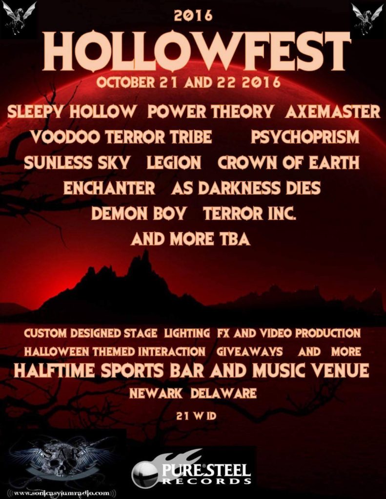 HollowFest - Newark, DE. - PureSteel Records - As Darkness Dies - asdarknessdies.com